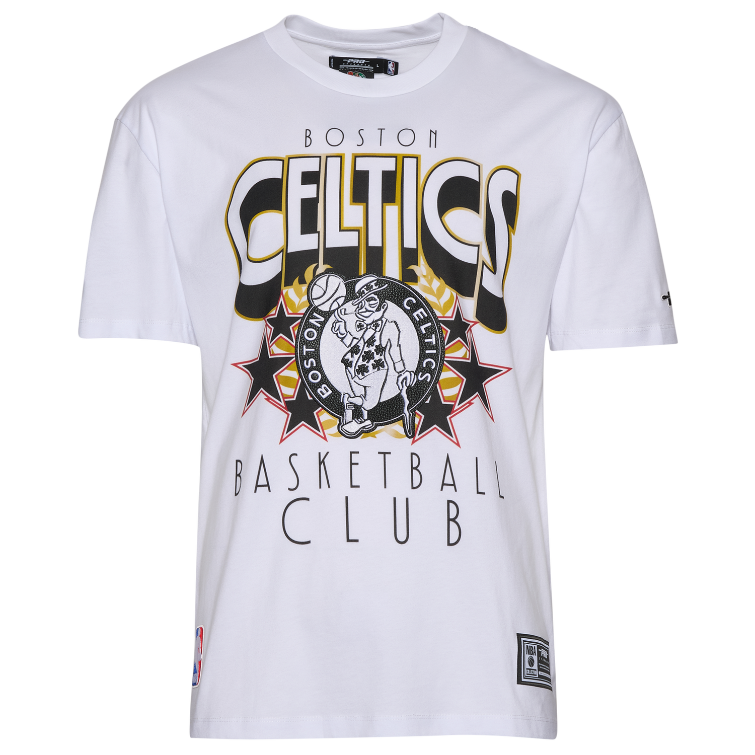 Pro Standard Boston Celtics Empire Pro Drop Shoulder T-Shirt - Men's - White/Multi
