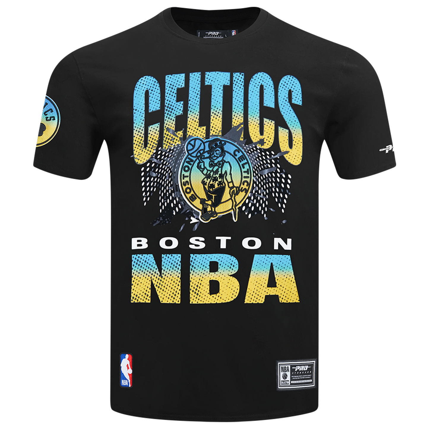 Pro Standard Boston Celtics Electric Blue S/S Flex T-Shirt - Men's - Black/Carolina