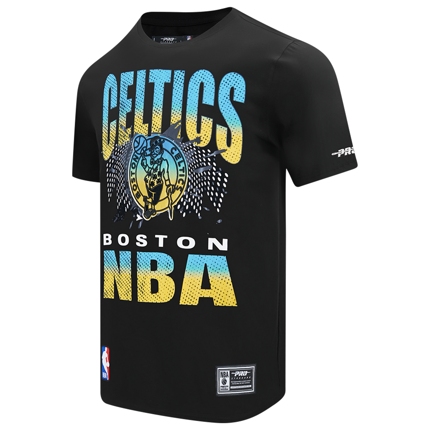 Pro Standard Boston Celtics Electric Blue S/S Flex T-Shirt - Men's - Black/Carolina