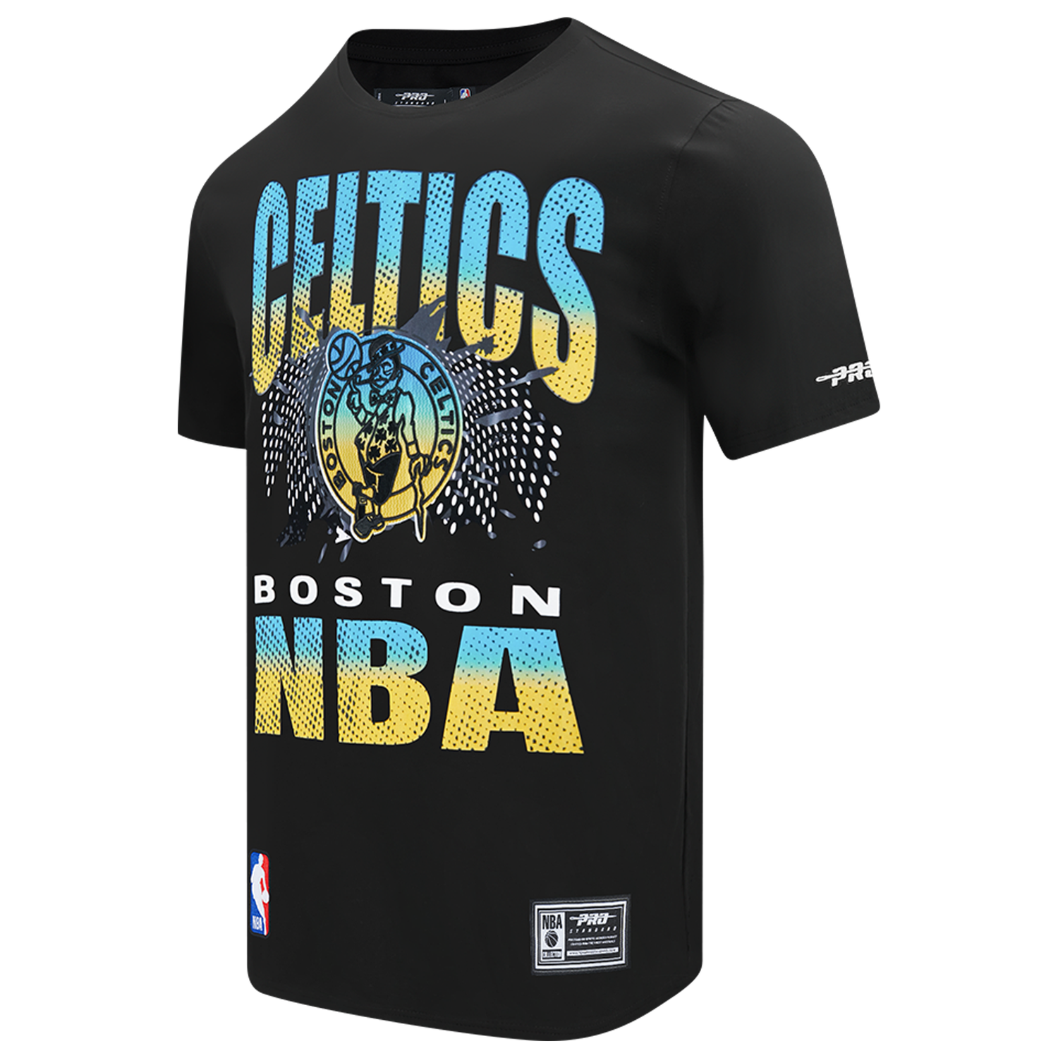 Pro Standard Boston Celtics Electric Blue S/S Flex T-Shirt - Men's - Black/Carolina