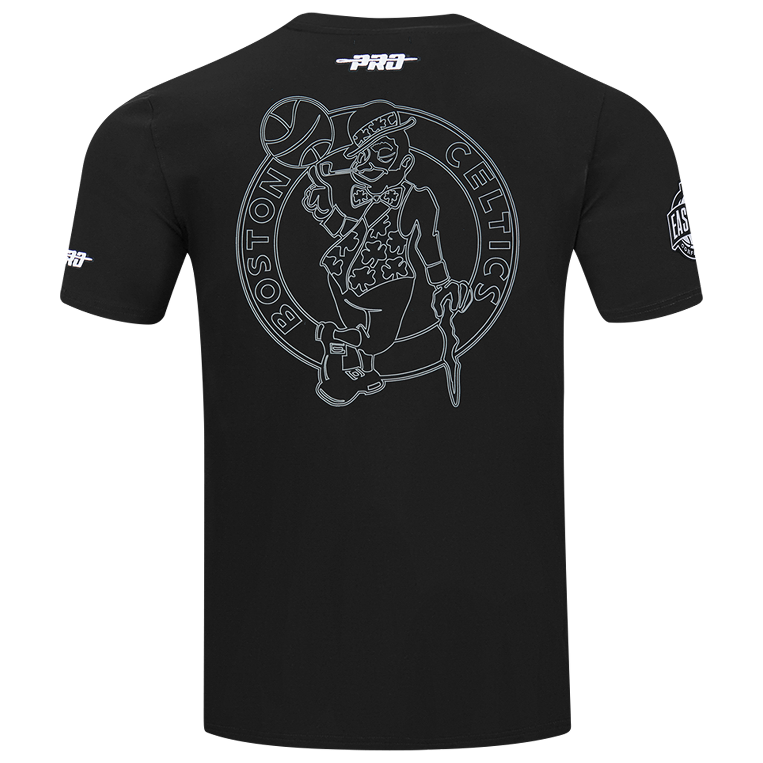 Pro Standard Boston Celtics Black Cat S/S Flex T-Shirt - Men's - Black/Black