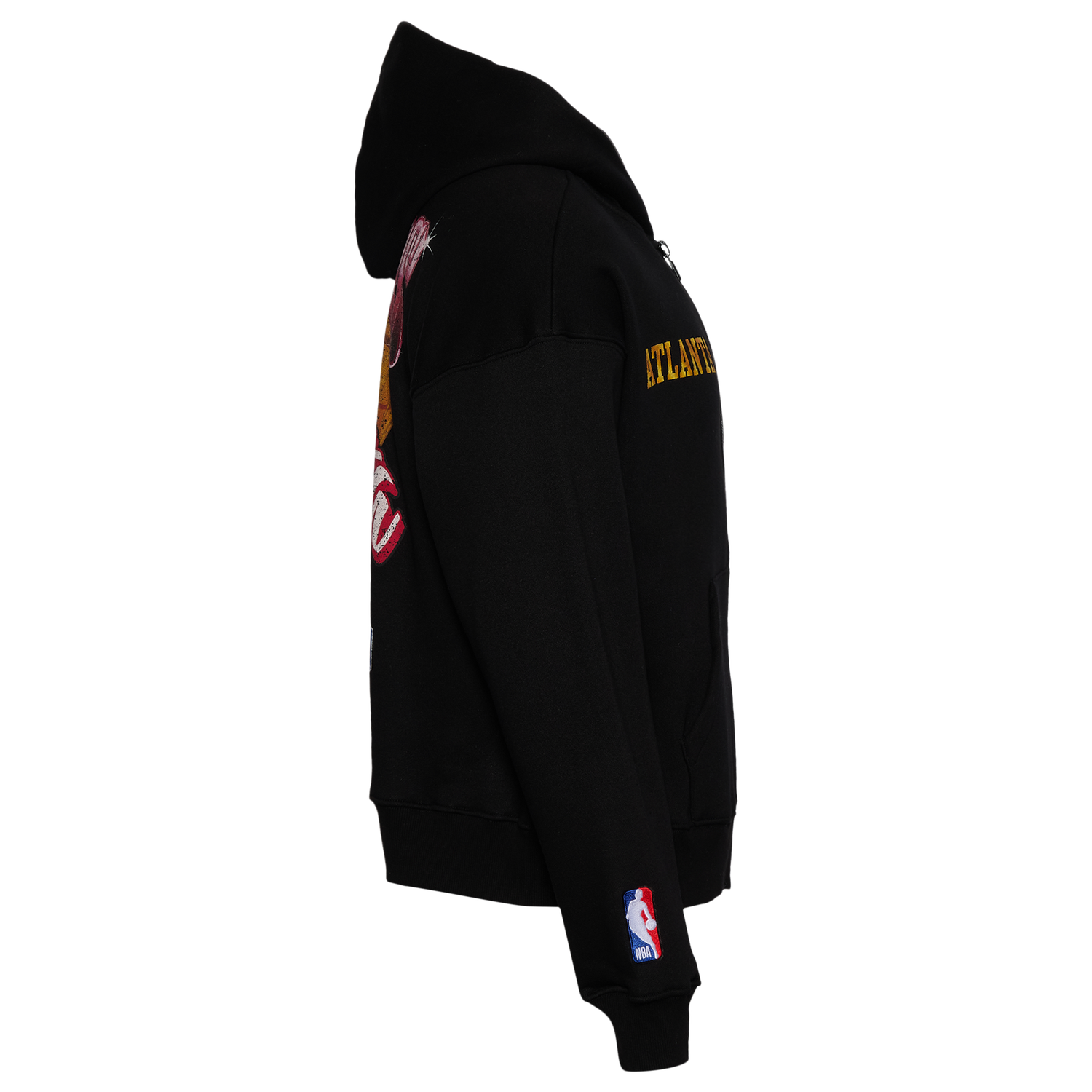 Pro Standard Hawks Gold Hoops Pro Full-Zip Hoodie - Men's - Multi/Black
