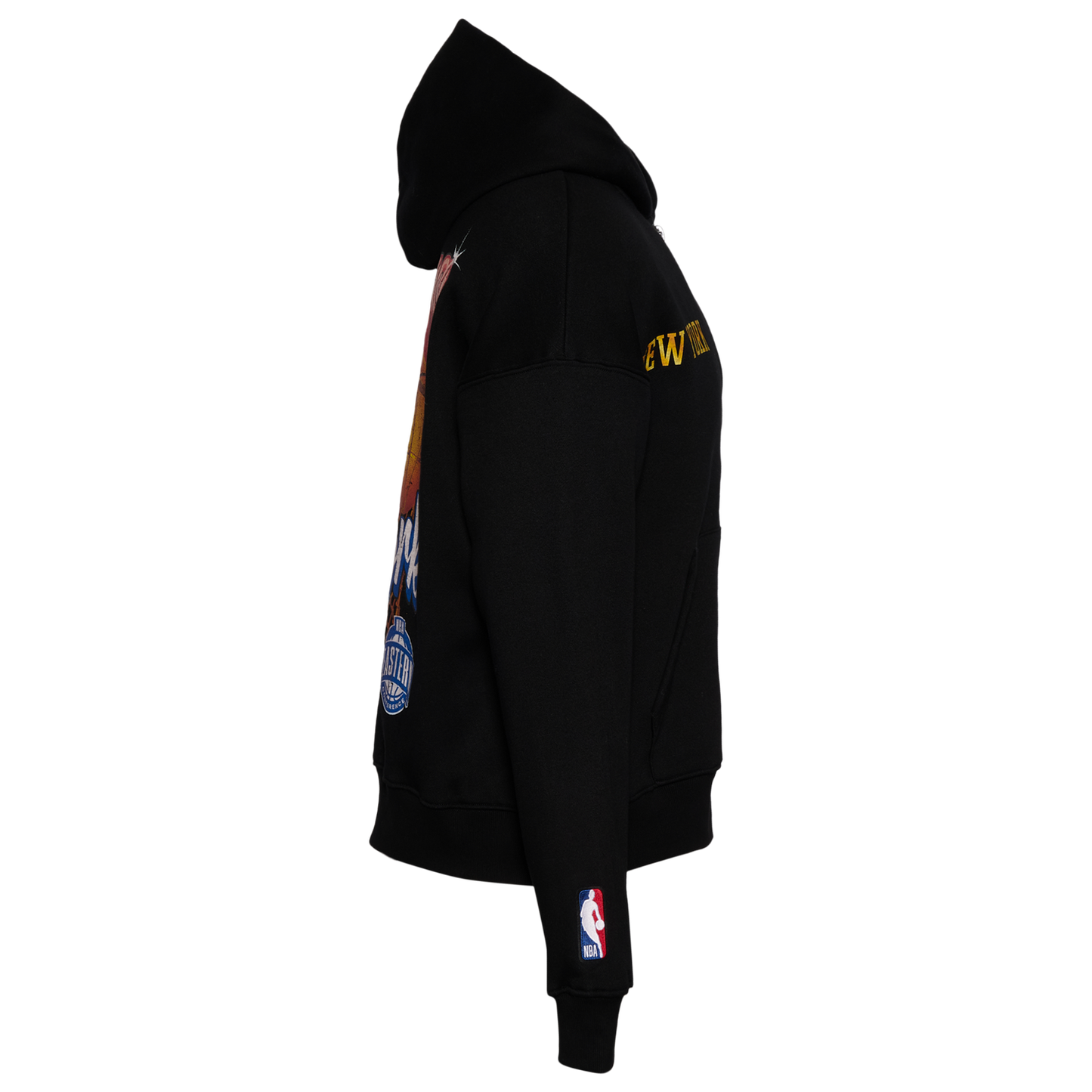 Pro Standard Knicks Gold Hoops Pro Full-Zip Hoodie - Men's - Black/Multi