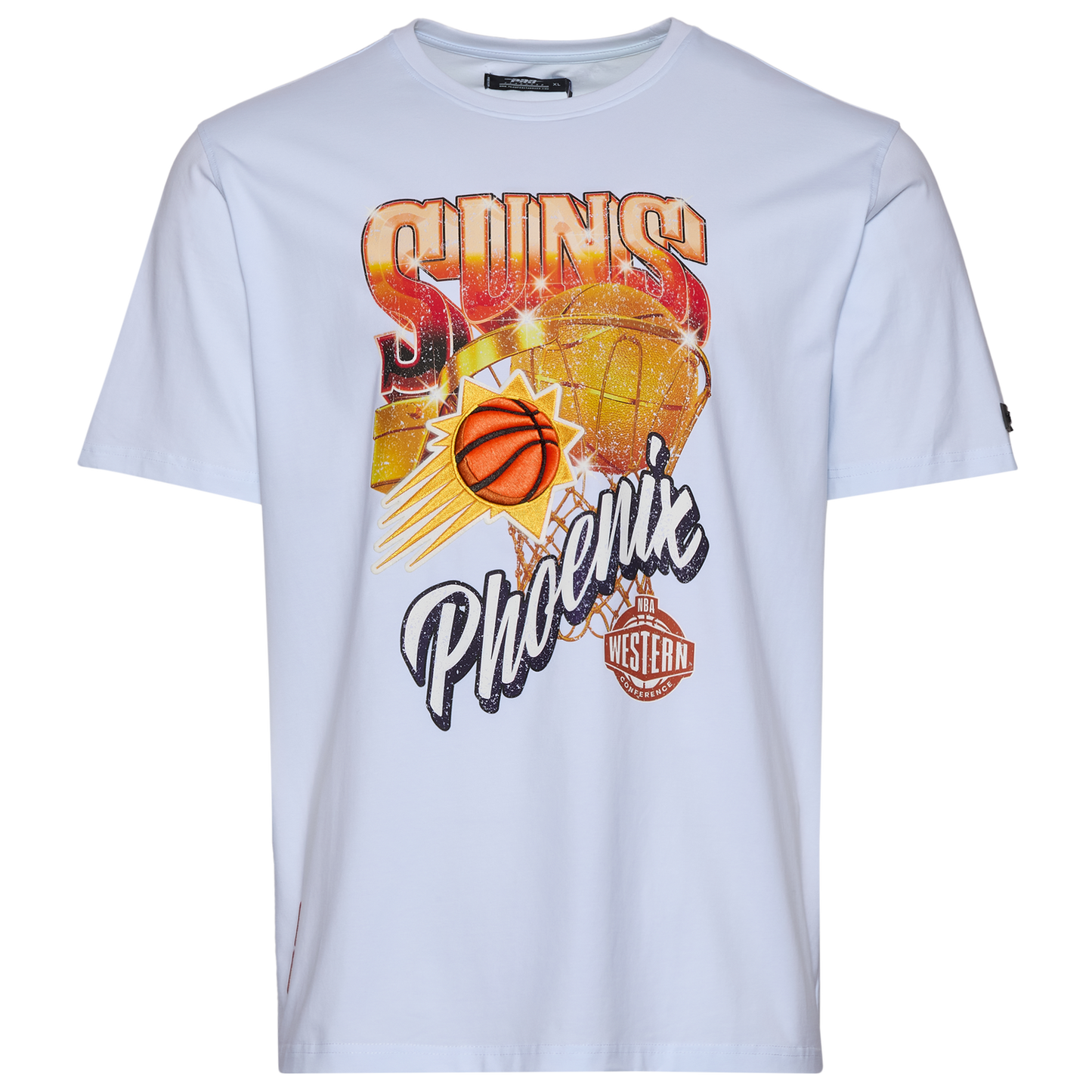 Pro Standard Suns Gold Hoops Short Sleeve Flex T-Shirt - Men's - White/Multi