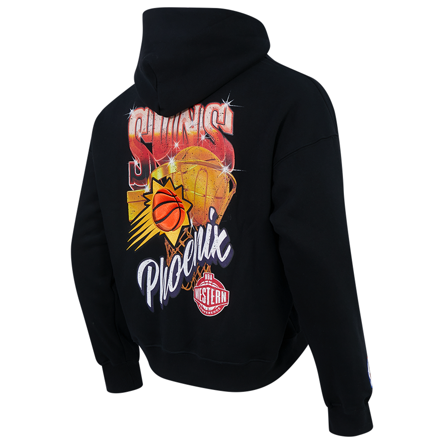 Pro Standard Suns Gold Hoops Pro Full-Zip Hoodie - Men's - Black/Multi