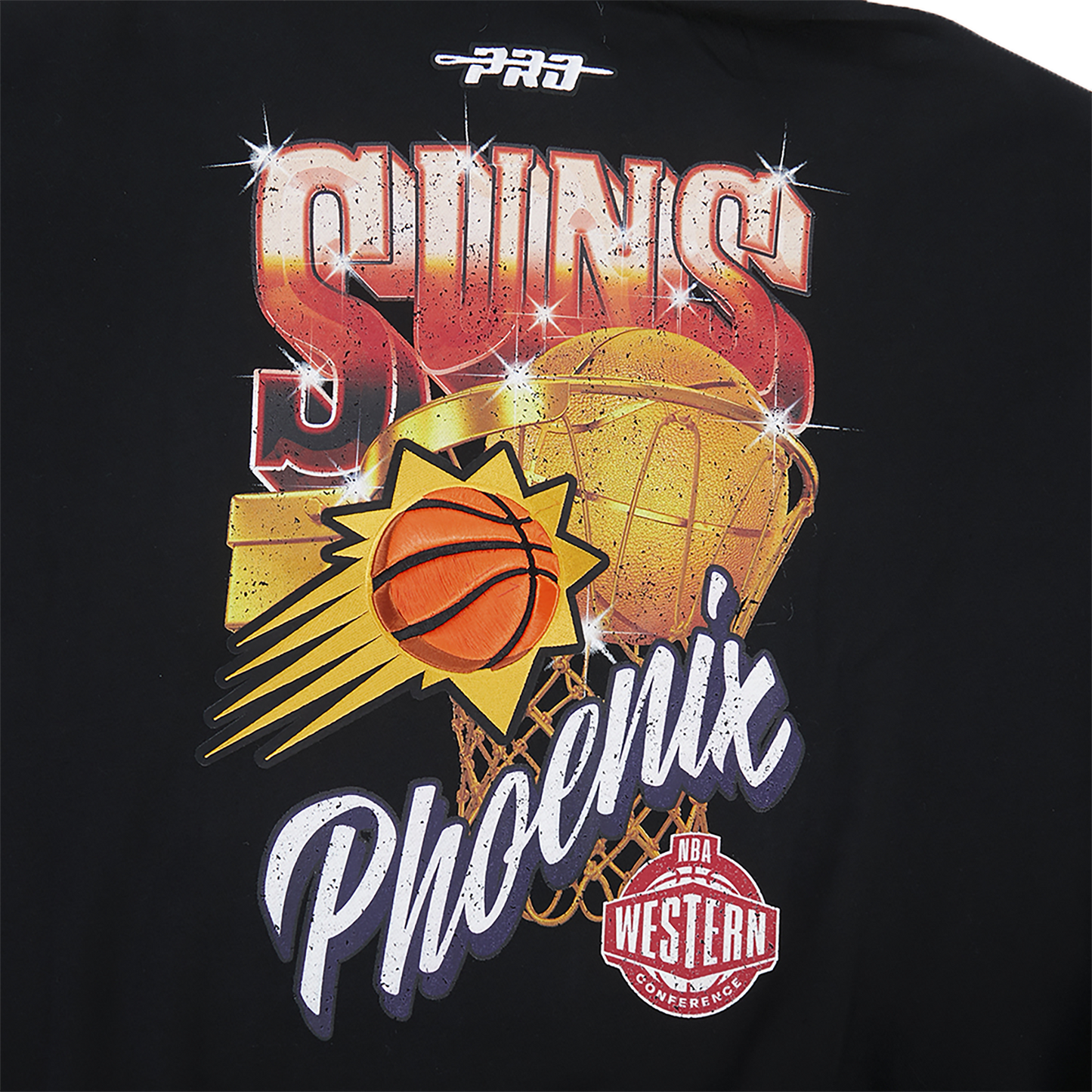 Pro Standard Suns Gold Hoops Pro Full-Zip Hoodie - Men's - Black/Multi