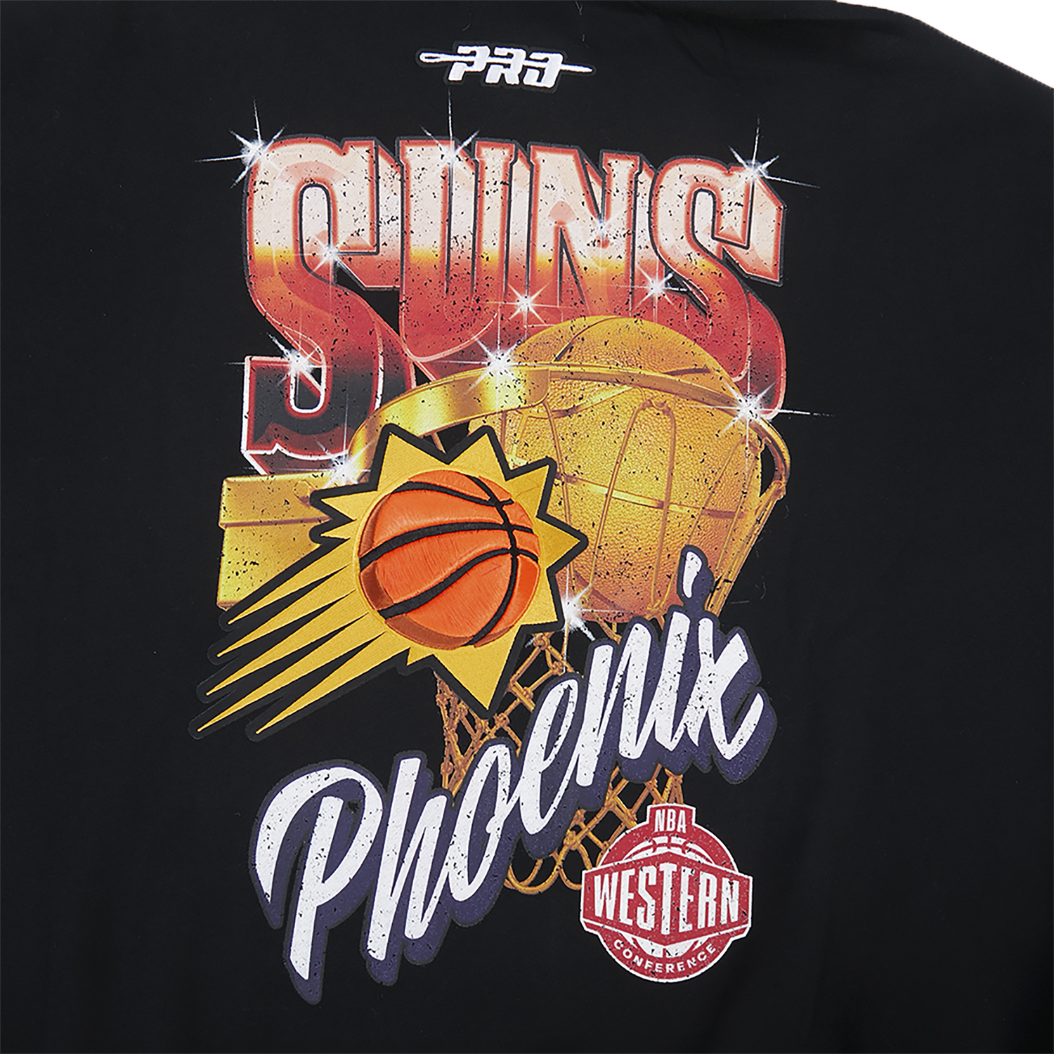 Pro Standard Suns Gold Hoops Pro Full-Zip Hoodie - Men's - Black/Multi