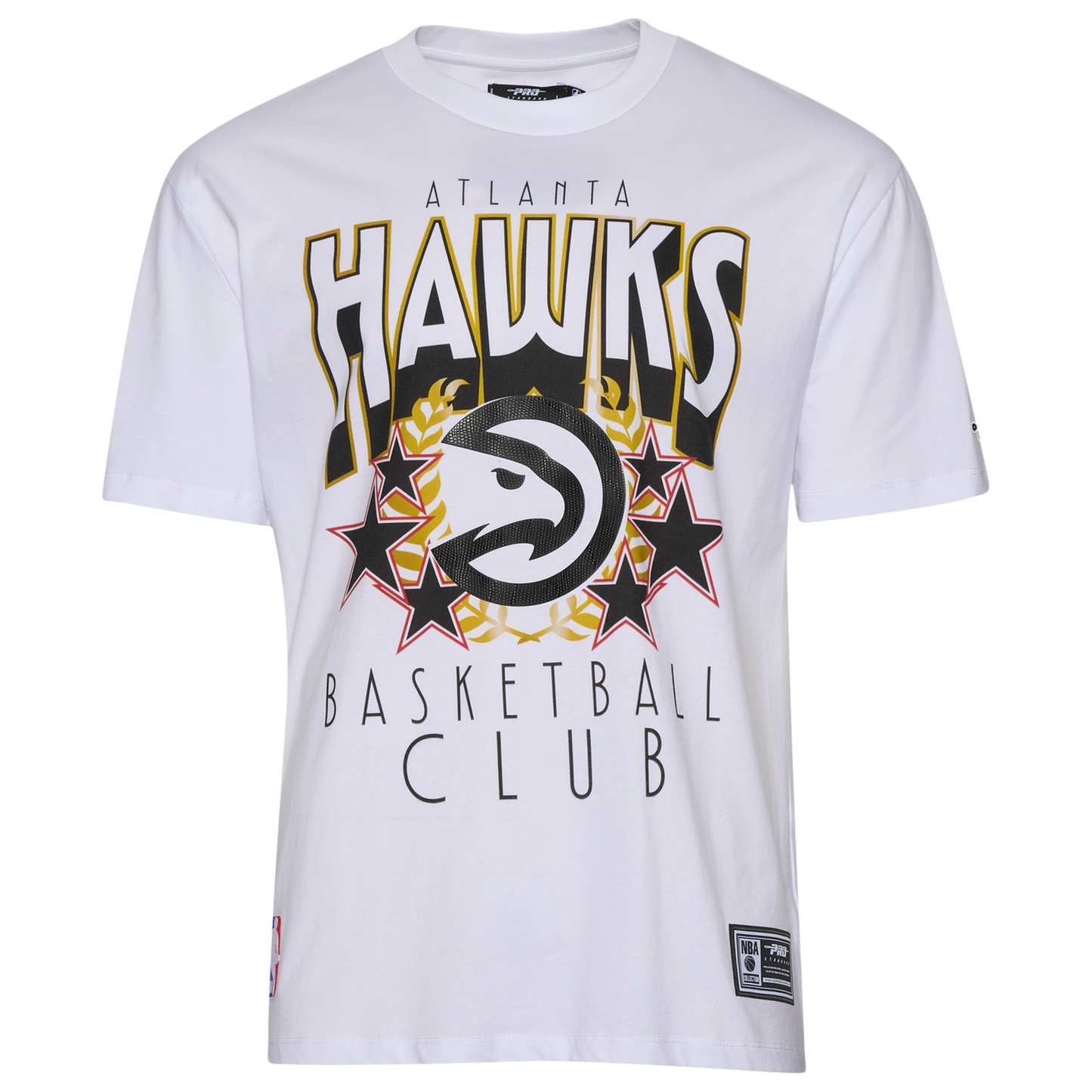 Pro Standard Atlanta Hawks Empire Pro Drop Shoulder T-Shirt - Men's - White/Multi