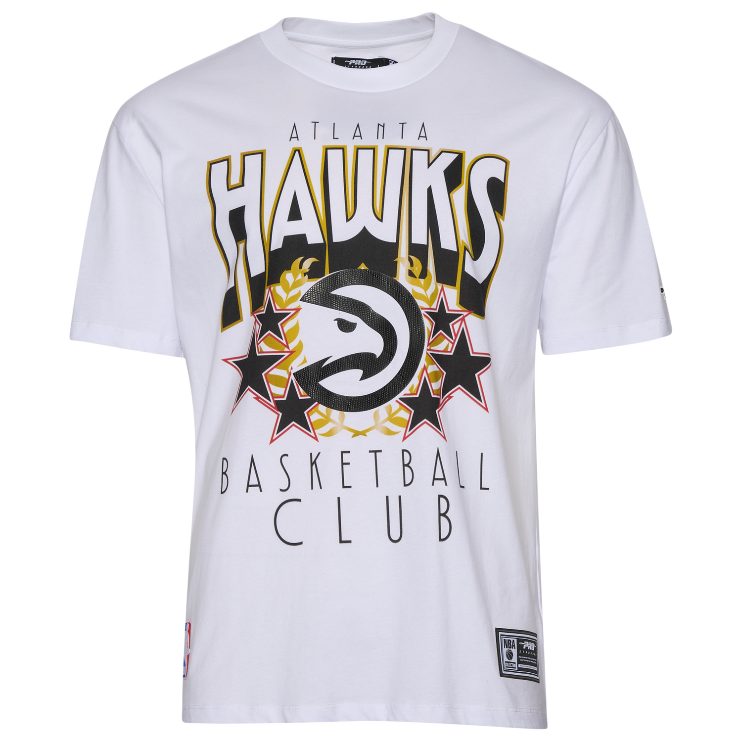 Pro Standard Atlanta Hawks Empire Pro Drop Shoulder T-Shirt - Men's - White/Multi