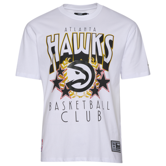 Pro Standard Atlanta Hawks Empire Pro Drop Shoulder T-Shirt - Men's - White/Multi