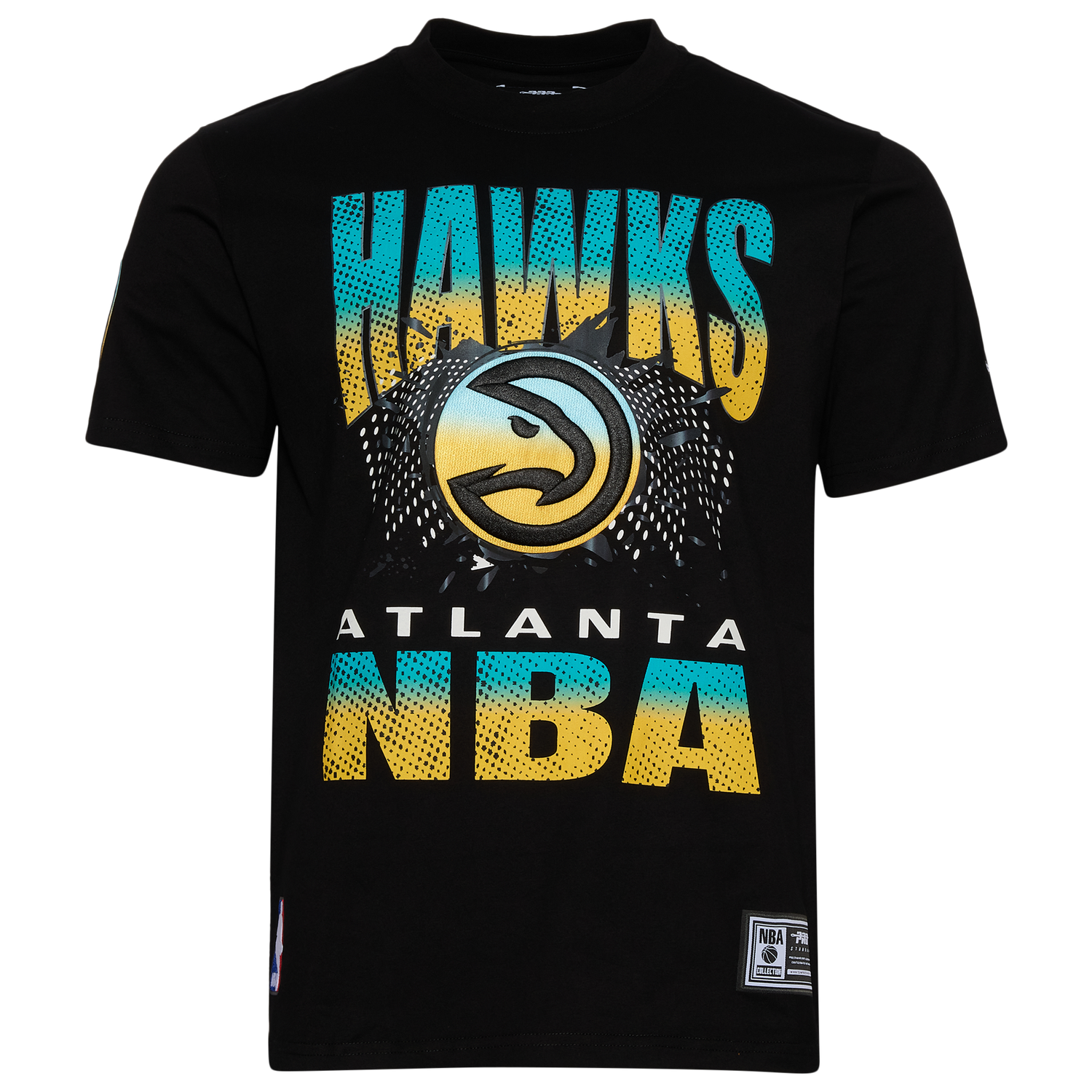 Pro Standard Atlanta Hawks Electric Blue S/S Flex T-Shirt - Men's - Black/Carolina