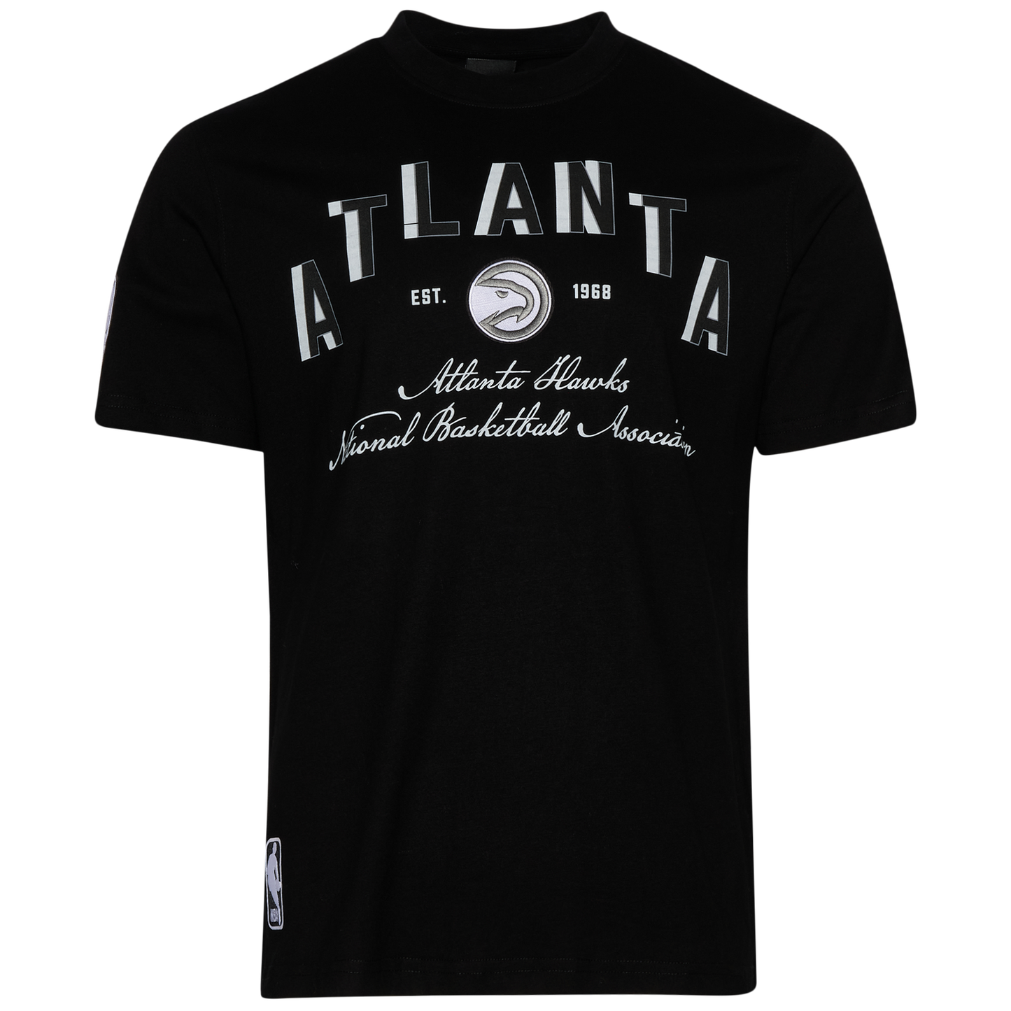 Pro Standard Atlanta Hawks Black Cat S/S Flex T-Shirt - Men's - Black/Black