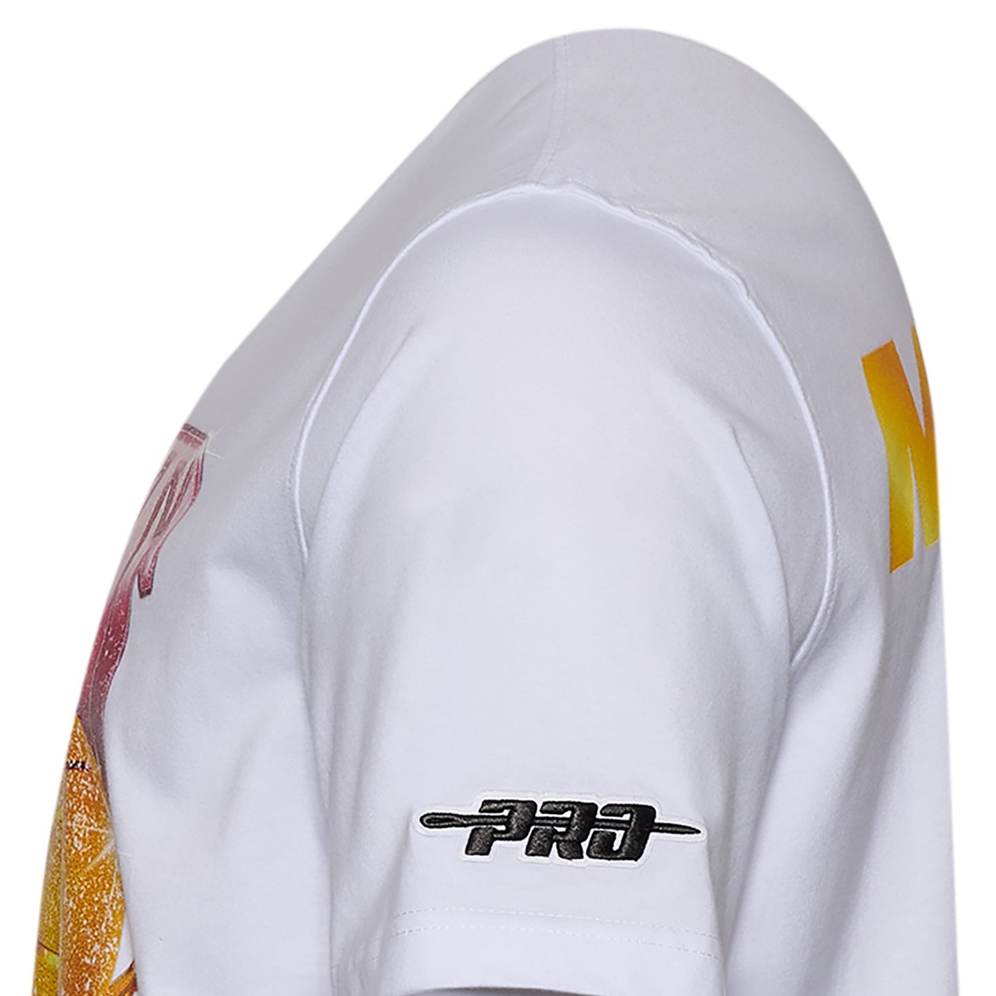 Pro Standard Heat Gold Hoops Short Sleeve Flex T-Shirt - Men's - White/Multi