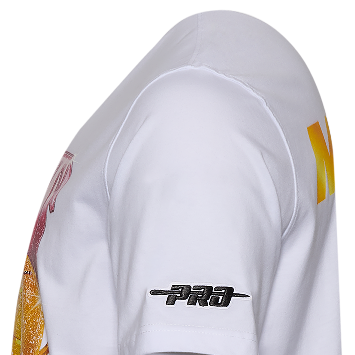 Pro Standard Heat Gold Hoops Short Sleeve Flex T-Shirt - Men's - White/Multi
