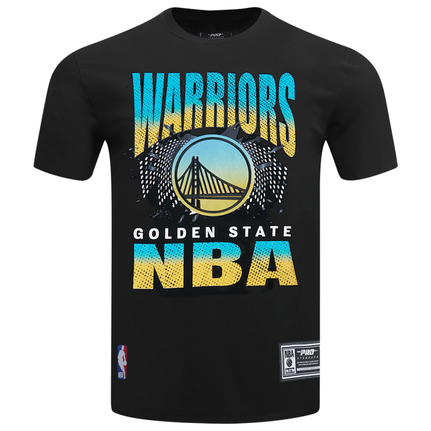 Pro Standard GSW Electric Blue S/S Flex T-Shirt - Men's - Black/Carolina
