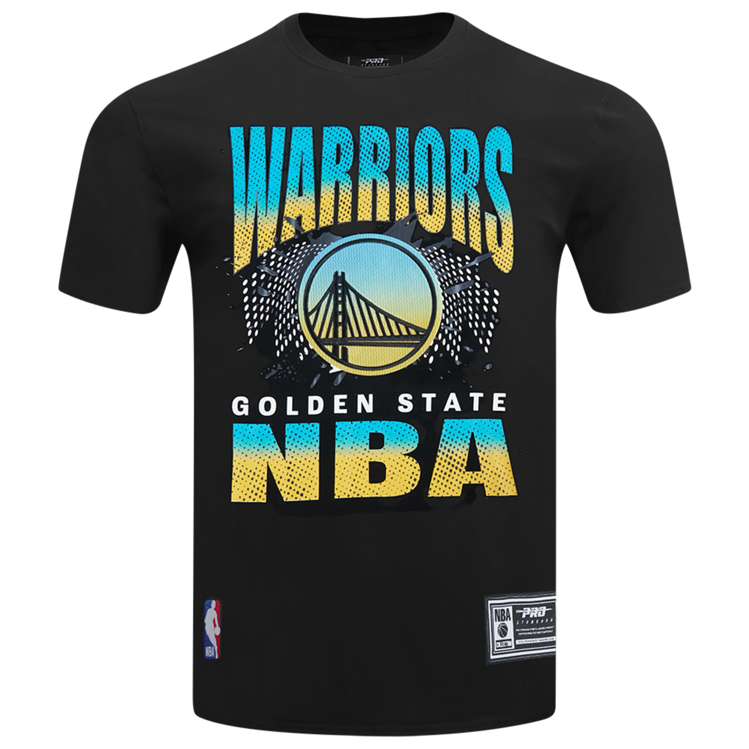 Pro Standard GSW Electric Blue S/S Flex T-Shirt - Men's - Black/Carolina