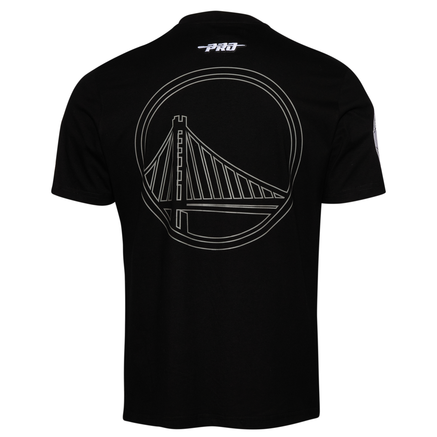 Pro Standard Golden State Warriors Black Cat S/S Flex T-Shirt - Men's - Black/Black