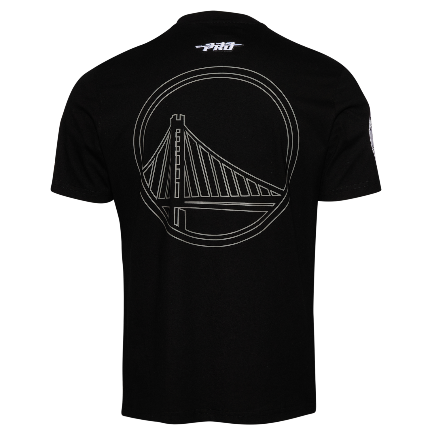 Pro Standard Golden State Warriors Black Cat S/S Flex T-Shirt - Men's - Black/Black
