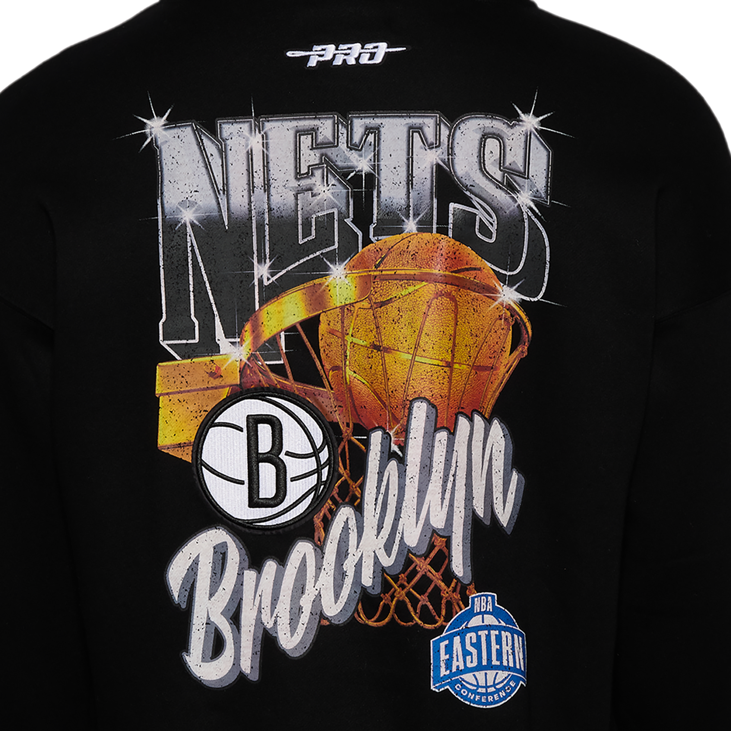 Pro Standard Nets Gold Hoops Pro Full-Zip Hoodie - Men's - Black/Multi