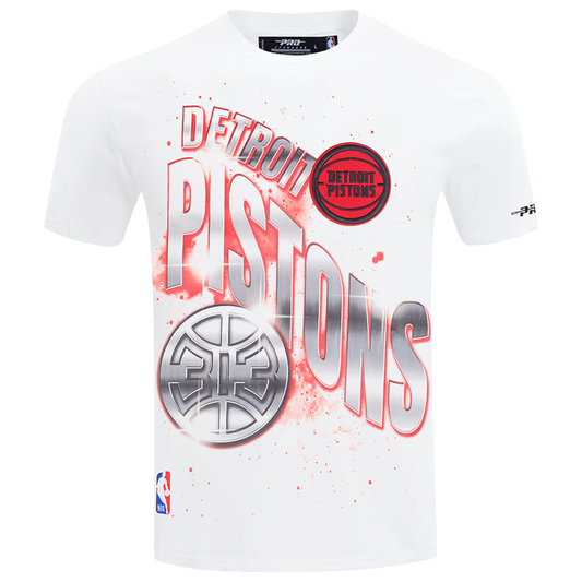 Pro Standard Pistons Red Chrome FC SS Flex T-Shirt - Men's - White