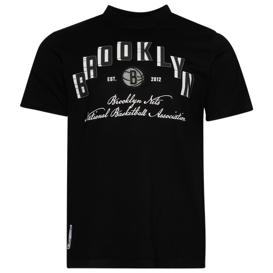 Pro Standard Brooklyn Nets Black Cat S/S Flex T-Shirt - Men's - Black/Black