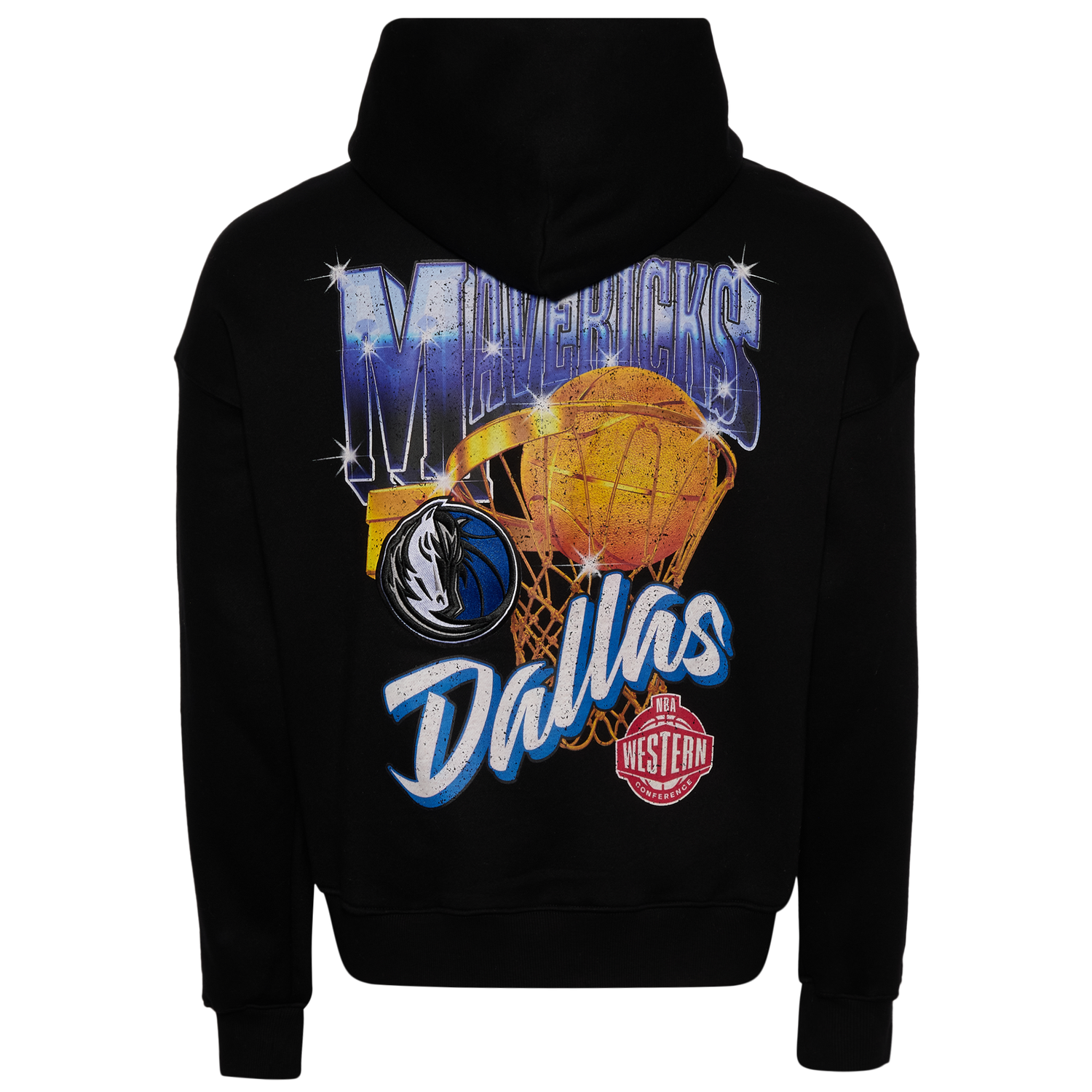 Pro Standard Mavericks Gold Hoops Pro Full-Zip Hoodie - Men's - Multi/Black