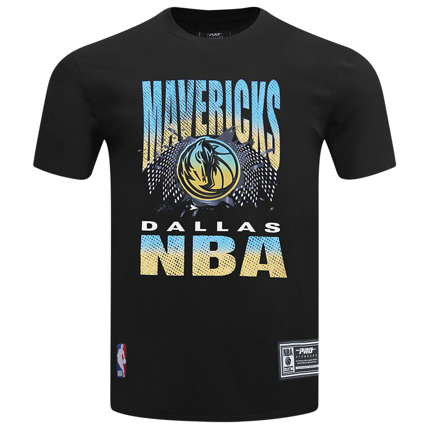Pro Standard Dallas Mavericks Electric Blue S/S Flex T-Shirt - Men's - Black/Carolina