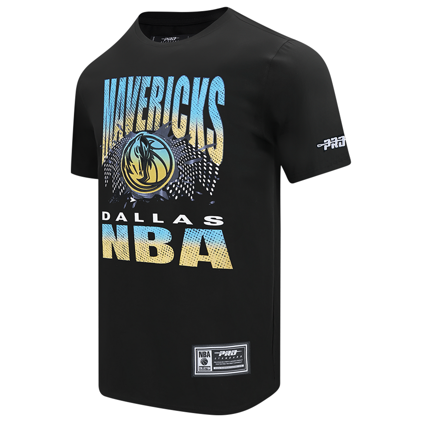 Pro Standard Dallas Mavericks Electric Blue S/S Flex T-Shirt - Men's - Black/Carolina