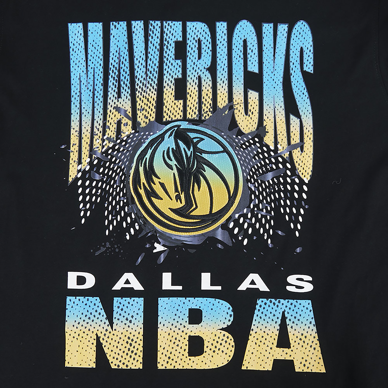 Pro Standard Dallas Mavericks Electric Blue S/S Flex T-Shirt - Men's - Black/Carolina