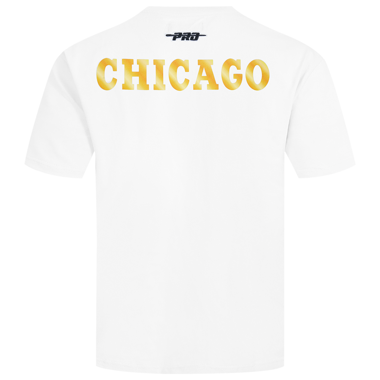 Pro Standard Bulls Gold Hoops Short Sleeve Flex T-Shirt - Men's - White/Multi