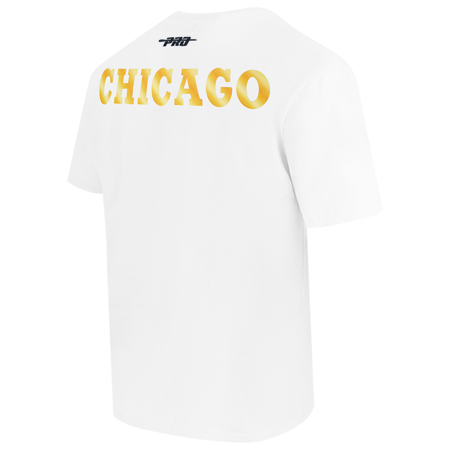 Pro Standard Bulls Gold Hoops Short Sleeve Flex T-Shirt - Men's - White/Multi