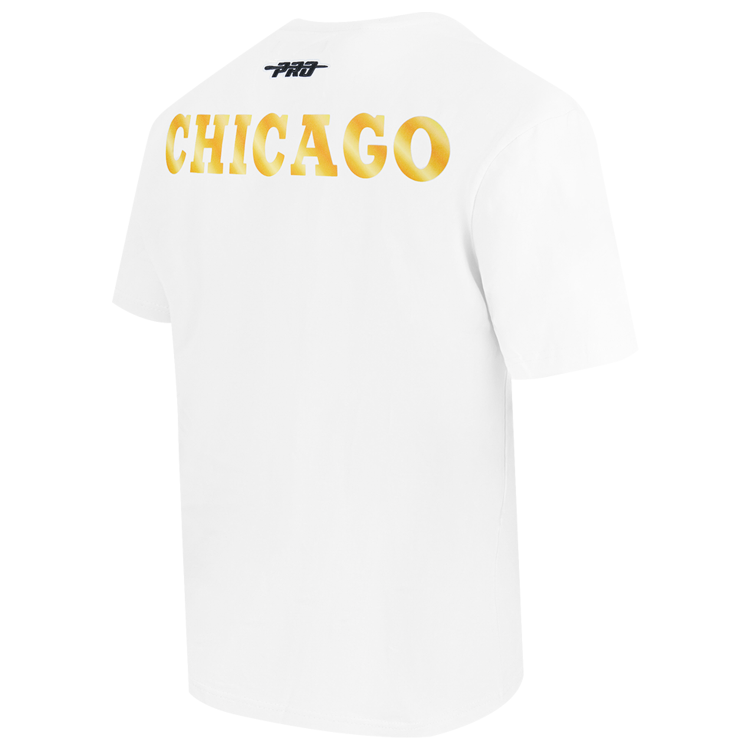 Pro Standard Bulls Gold Hoops Short Sleeve Flex T-Shirt - Men's - White/Multi