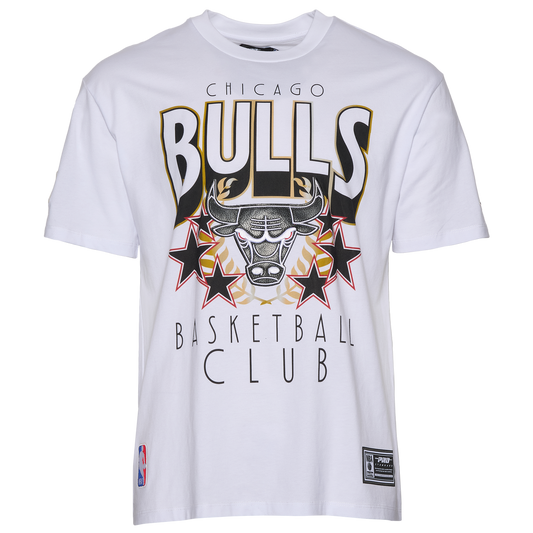 Pro Standard Chicago Bulls Empire Pro Drop Shoulder T-Shirt - Men's - White/Multi