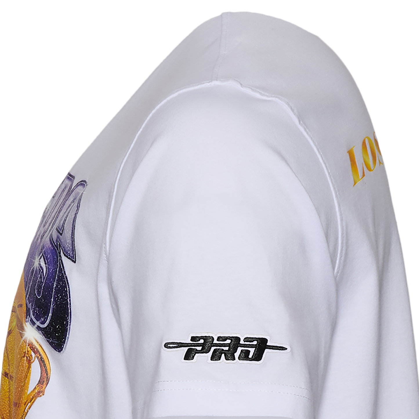 Pro Standard Lakers Gold Hoops Short Sleeve Flex T-Shirt - Men's - White/Multi
