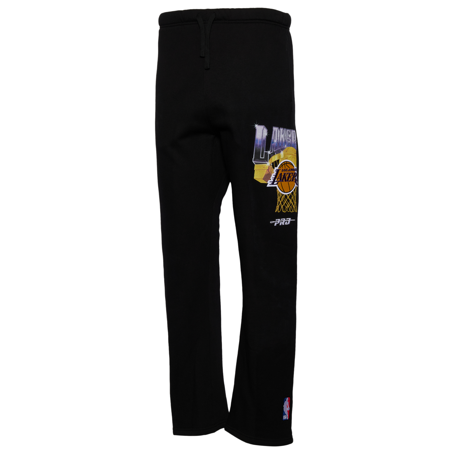 Pro Standard Lakers Gold Hoops Straight Leg Sweatpants - Men's - Black/Multi