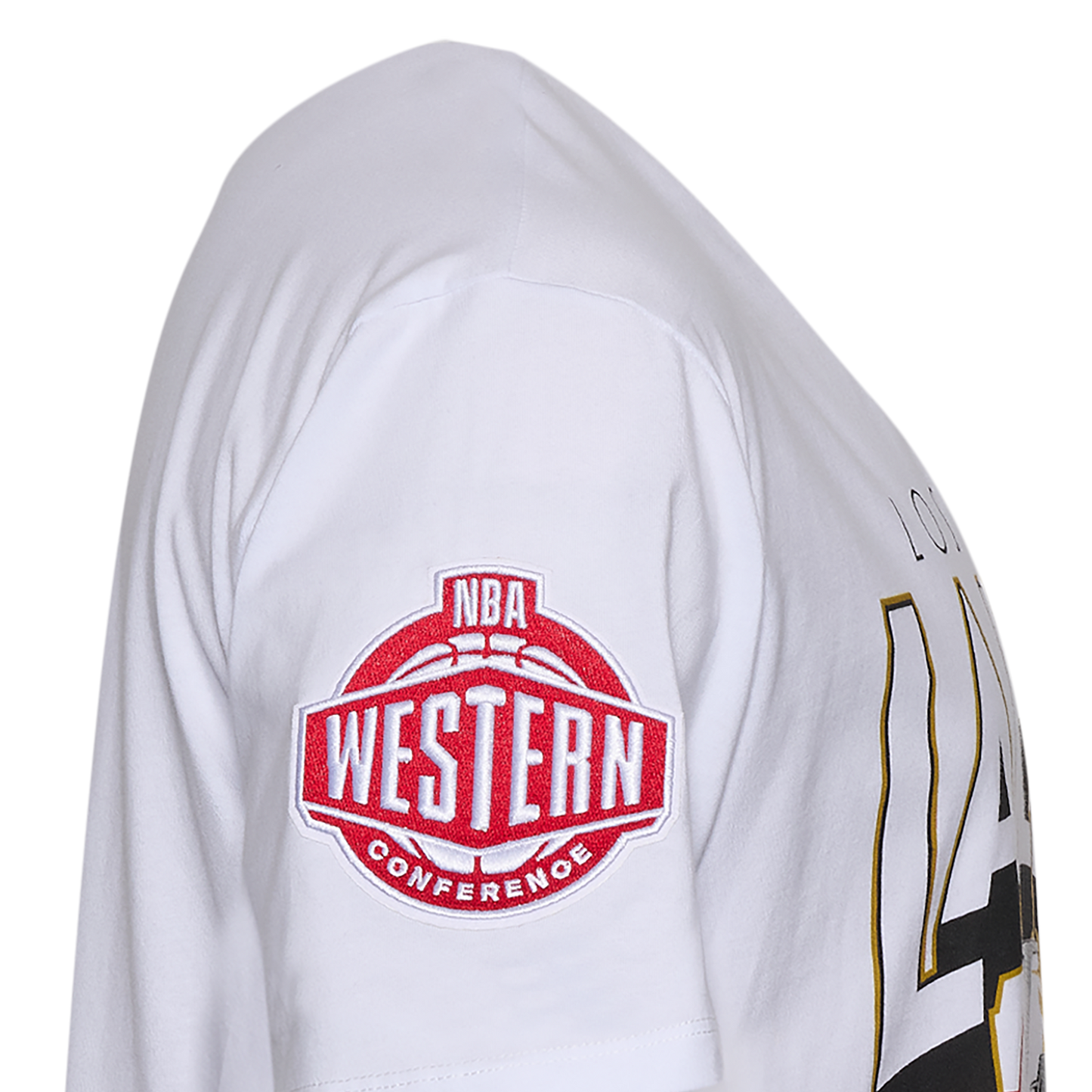Pro Standard LA Lakers Empire Pro Drop Shoulder T-Shirt - Men's - White/Multi