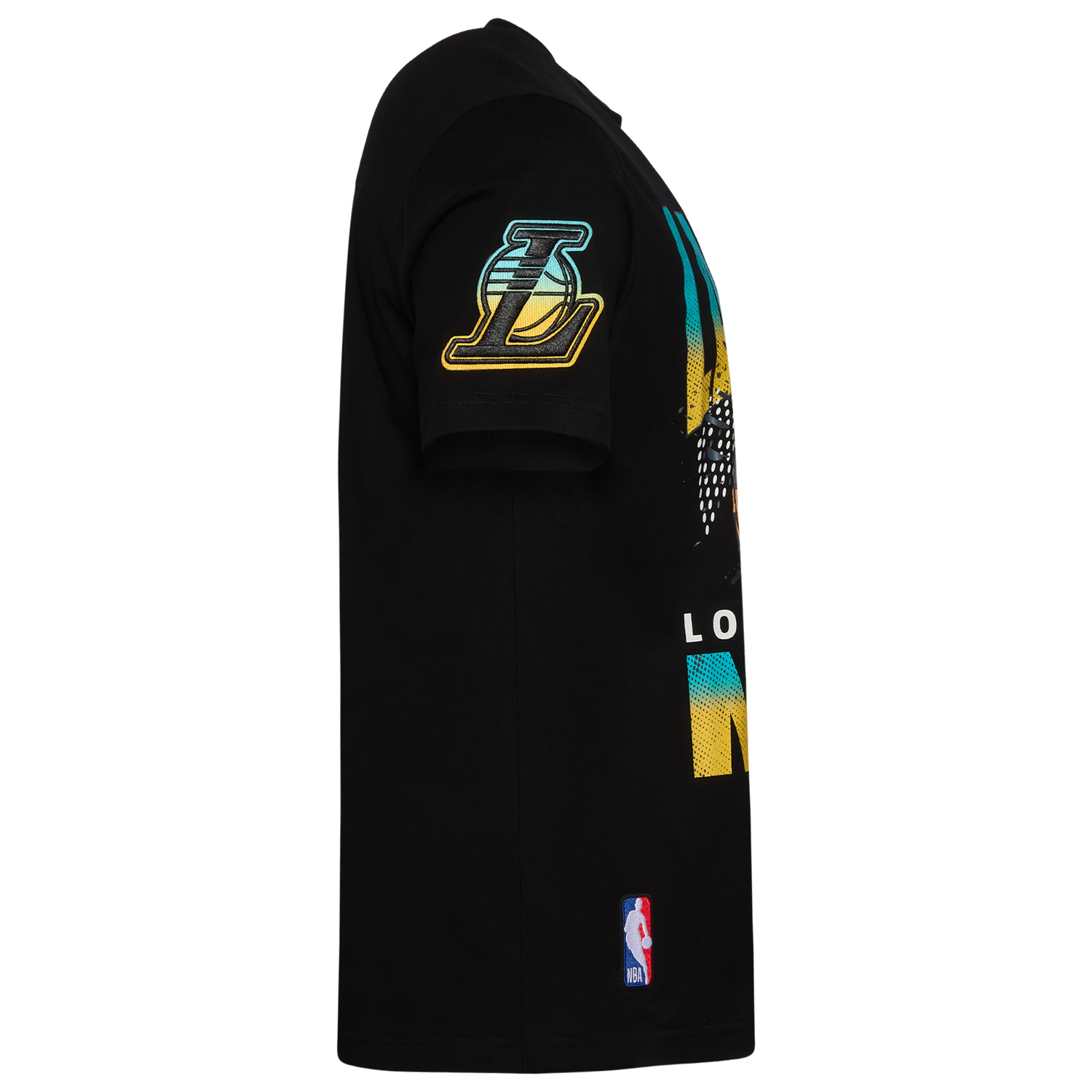 Pro Standard LA Lakers Electric Blue S/S Flex T-Shirt - Men's - Black/Carolina