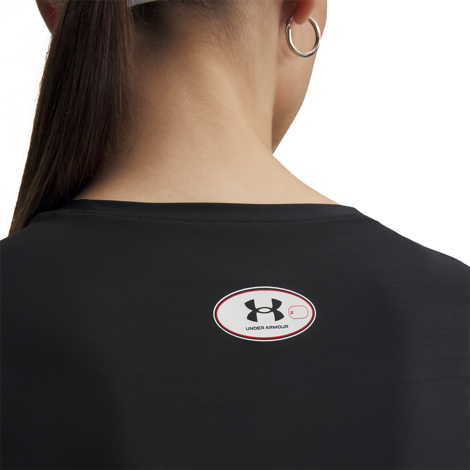 Under Armour Heatgear Og Compression Short Sleeve - Women's - Black/White