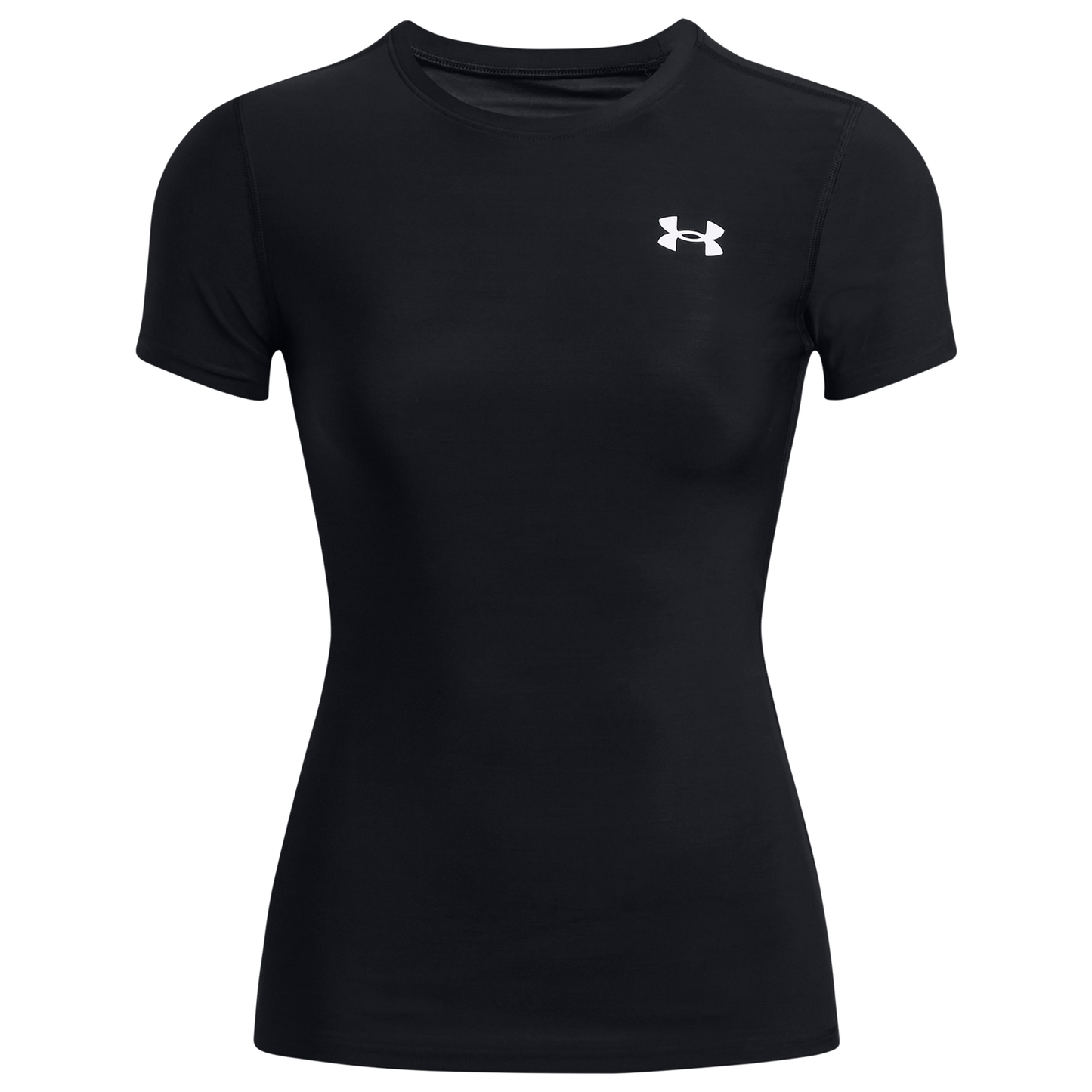 Under Armour Heatgear Og Compression Short Sleeve - Women's - Black/White