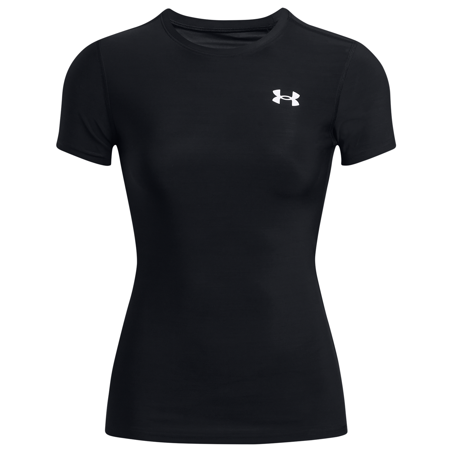 Under Armour Heatgear Og Compression Short Sleeve - Women's - Black/White