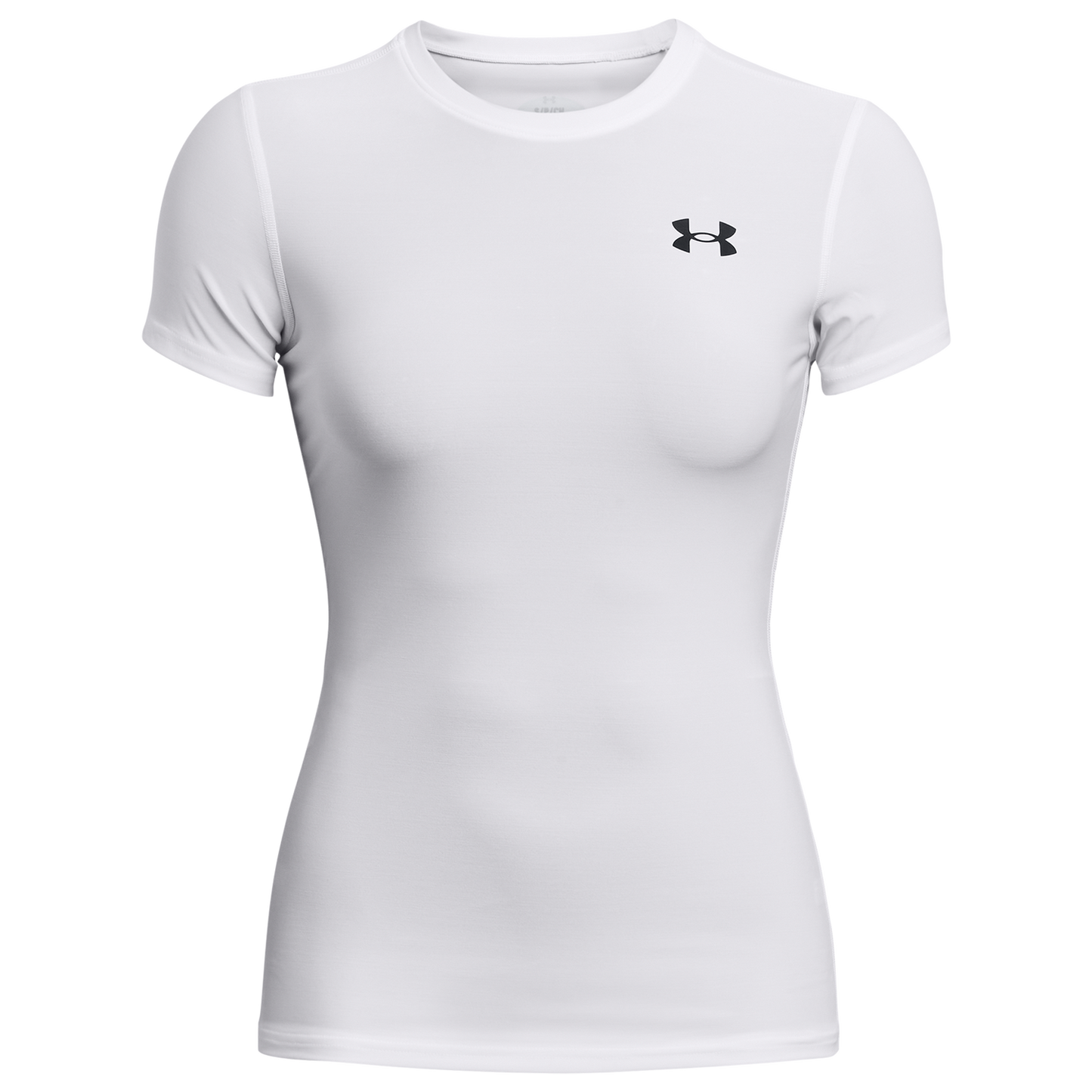 Under Armour Heatgear Og Compression Short Sleeve - Women's - Black/White (17562100)