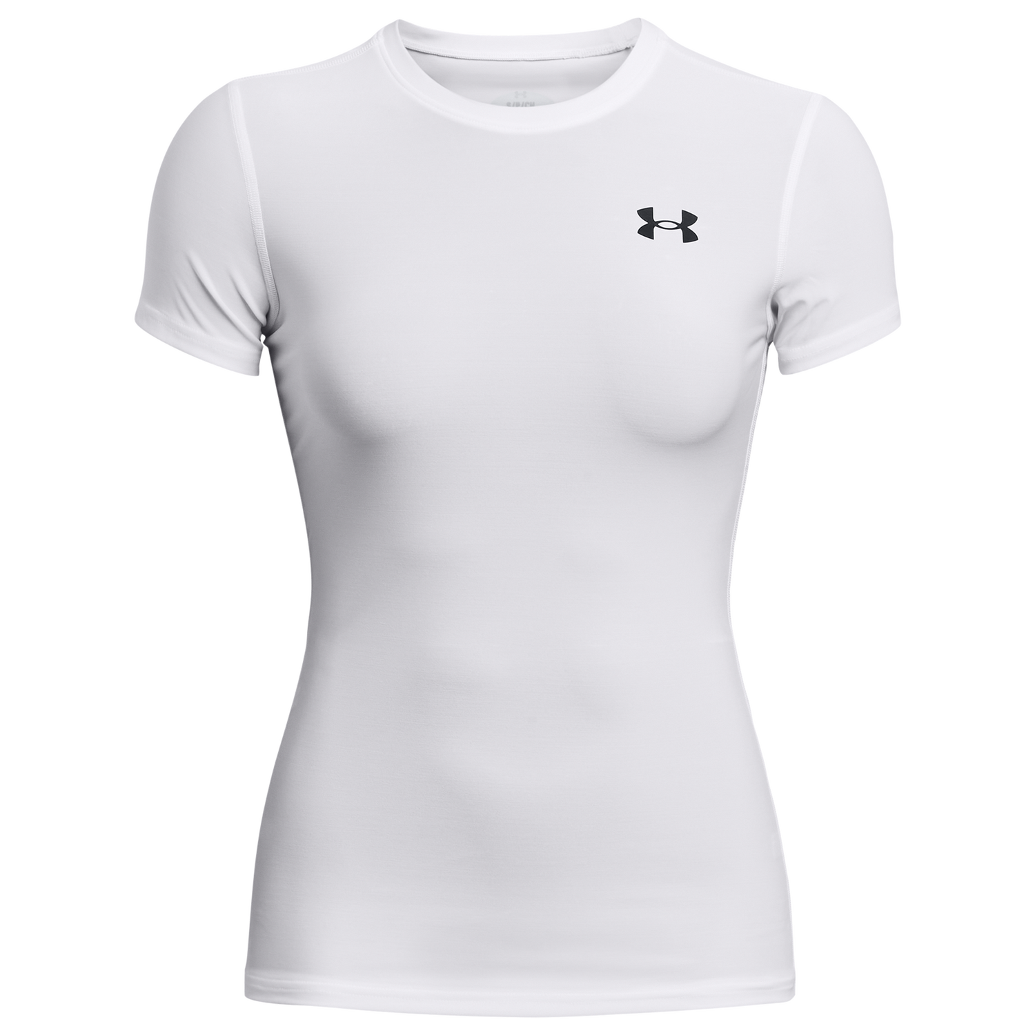 Under Armour Heatgear Og Compression Short Sleeve - Women's - Black/White (17562100)