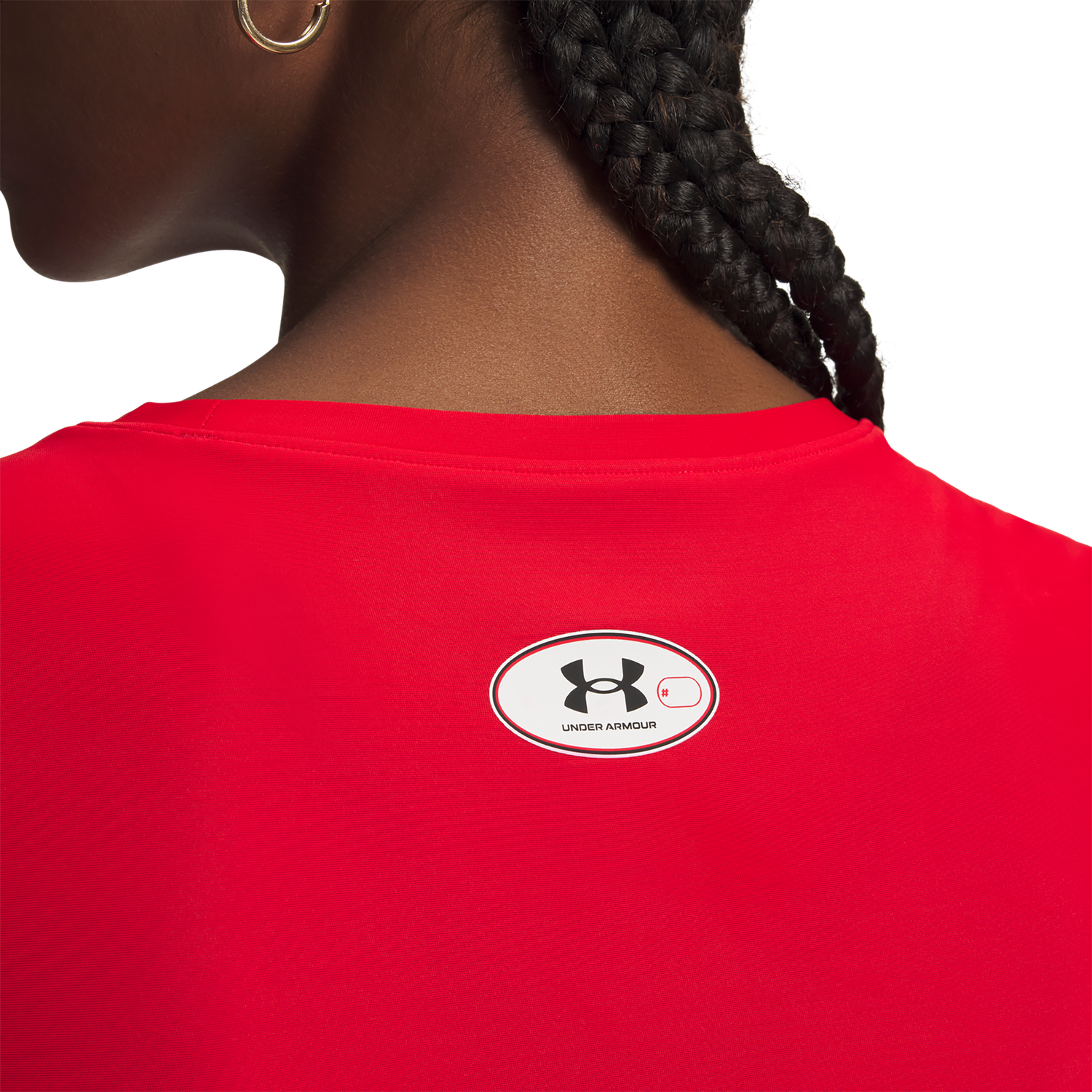 Under Armour Heatgear Og Compression Short Sleeve - Women's - White/Red