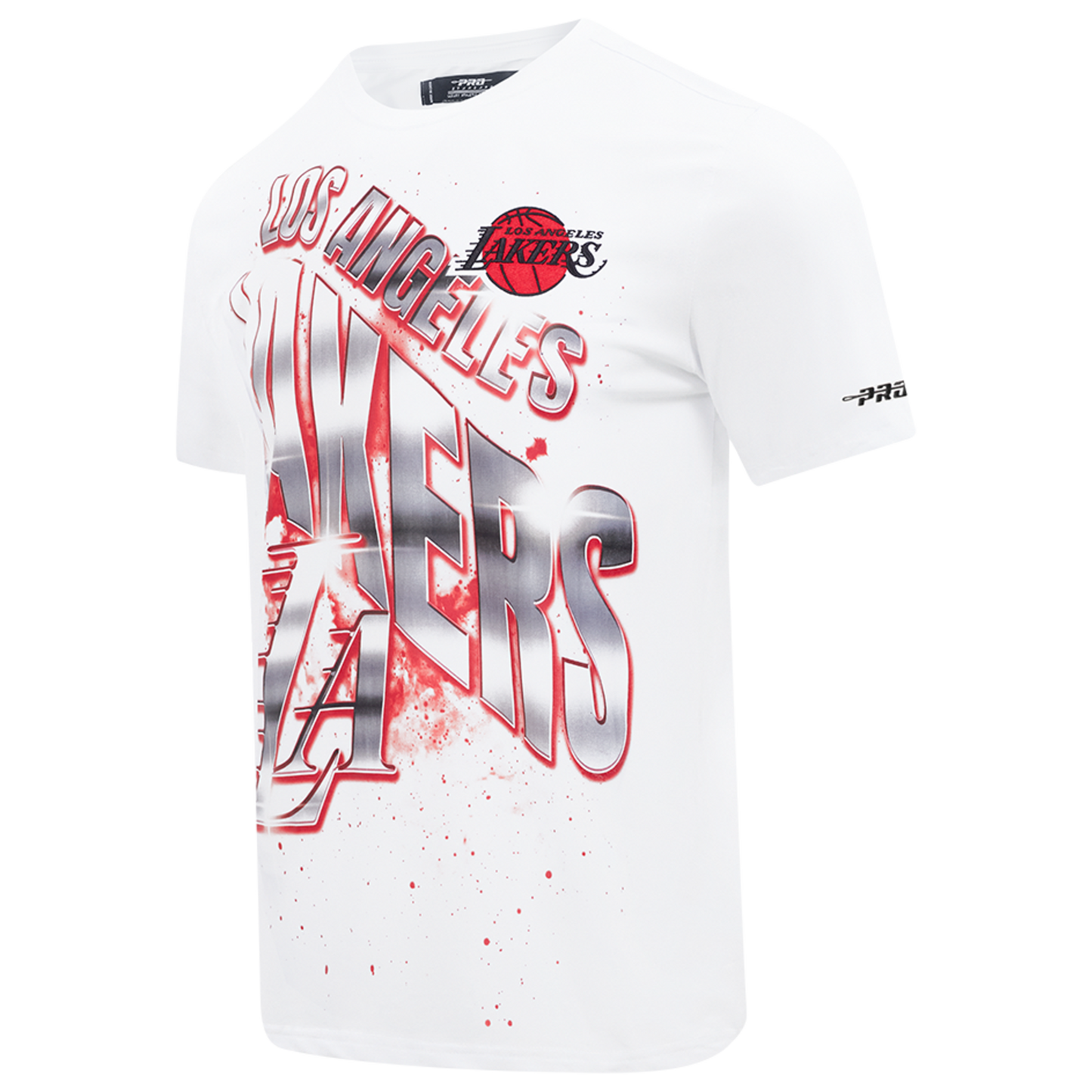 Pro Standard Lakers Red Chrome FC SS Flex T-Shirt - Men's - White