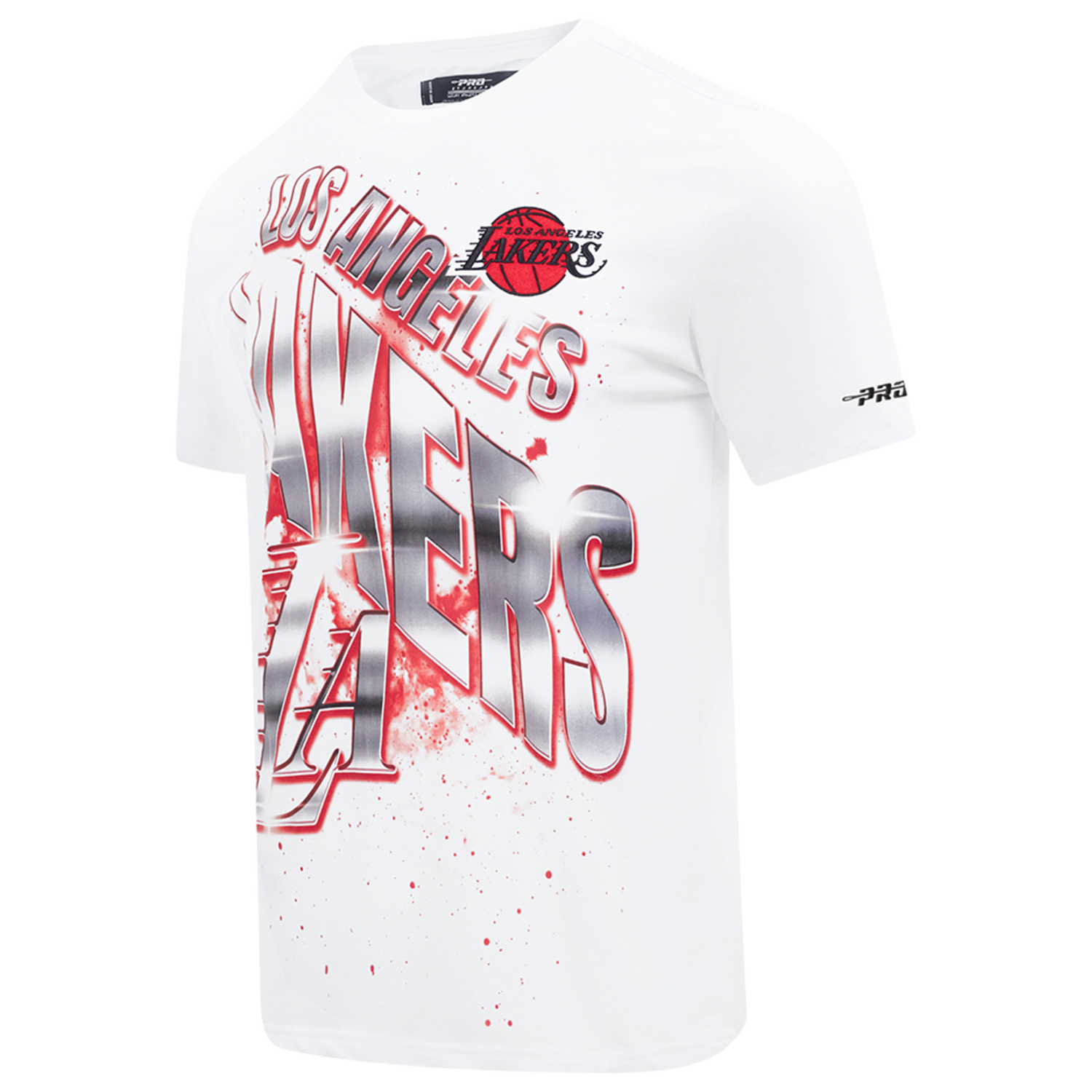 Pro Standard Lakers Red Chrome FC SS Flex T-Shirt - Men's - White