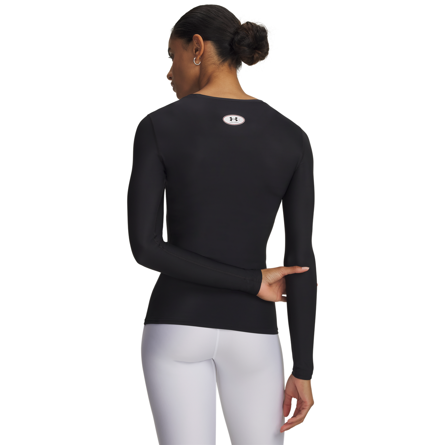 Under Armour Heatgear Og Compression Long Sleeve - Women's - White/Black