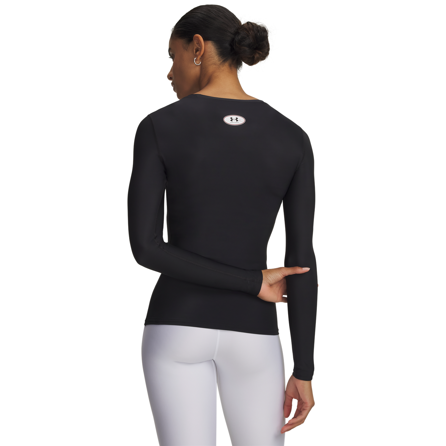 Under Armour Heatgear Og Compression Long Sleeve - Women's - White/Black