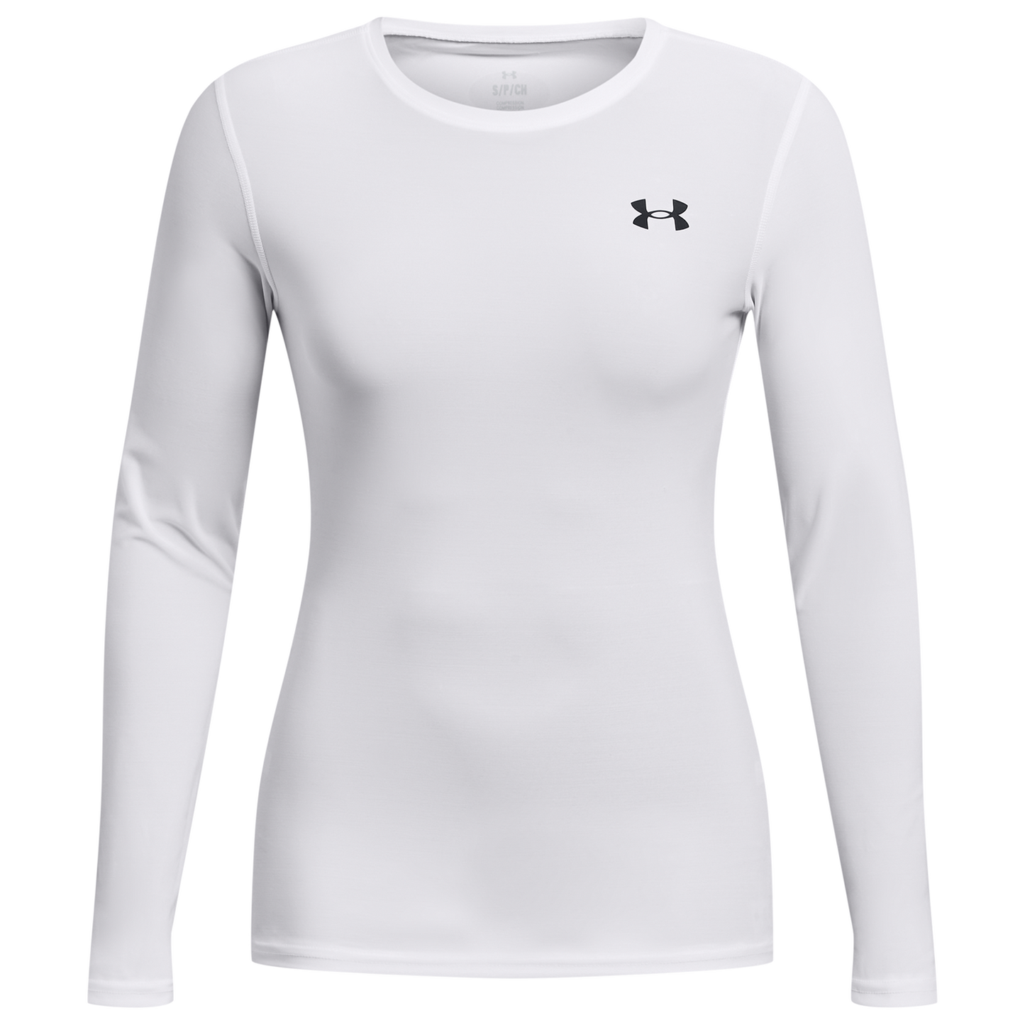 Under Armour Heatgear Og Compression Long Sleeve - Women's - White/Black (17697100)