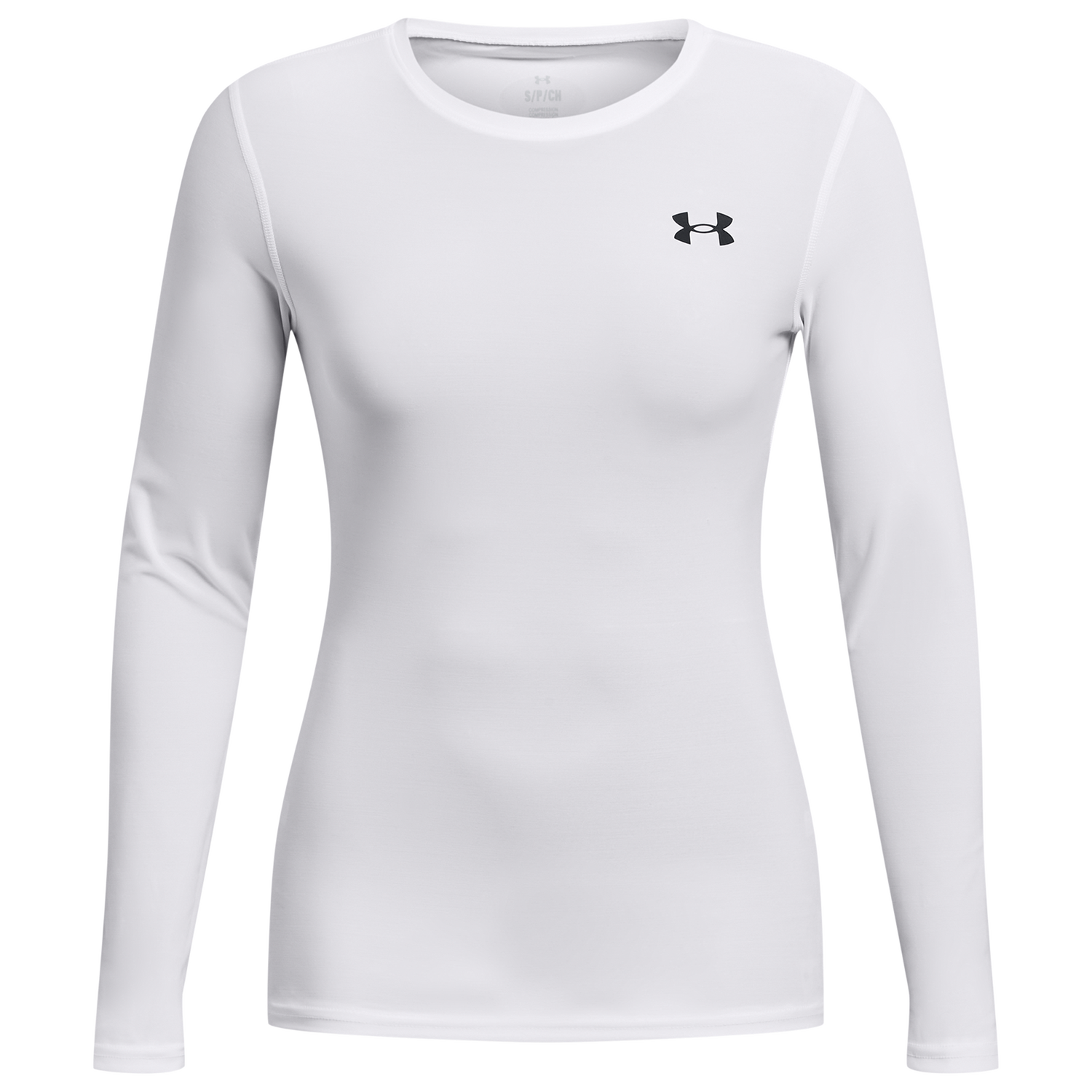 Under Armour Heatgear Og Compression Long Sleeve - Women's - White/Black (17697100)