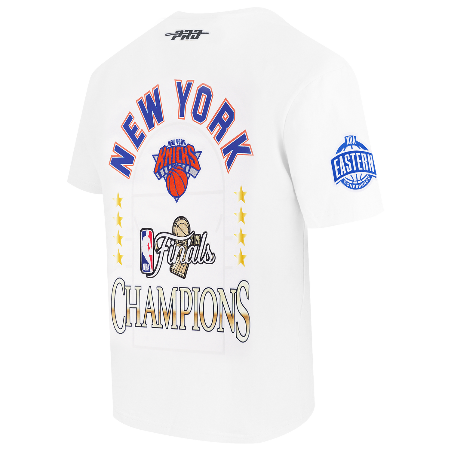 Pro Standard Knicks NBA Finals 2026 CJ Drop Shoulder T-Shirt - Men's - White